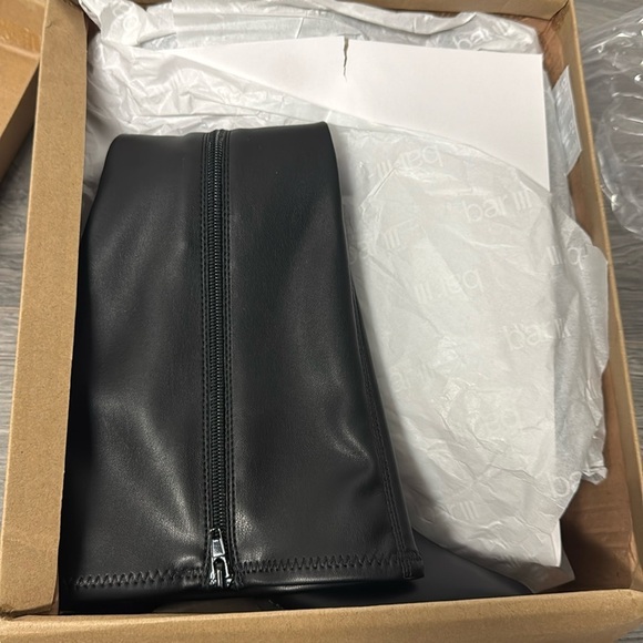 Womens Black Square Toe Block Heel Zip-Up Dress Heeled Boots - Picture 4 of 5